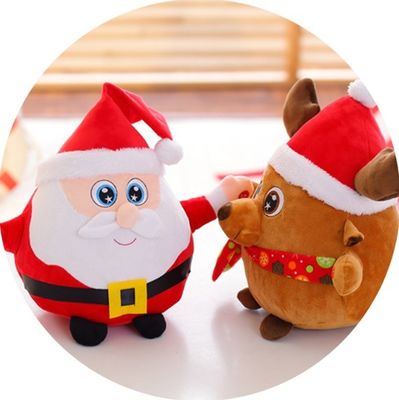 꽉 채워진 푹신한 장난감 크리스마스 푹신한 장난감 높이 25cm 손 씻기만